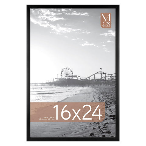 MCS front view of 16x24 frame showing clean black border and centered print benefit display
