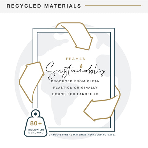 MCS barnwood frame packaging and insert for safe shipping and easy setup
