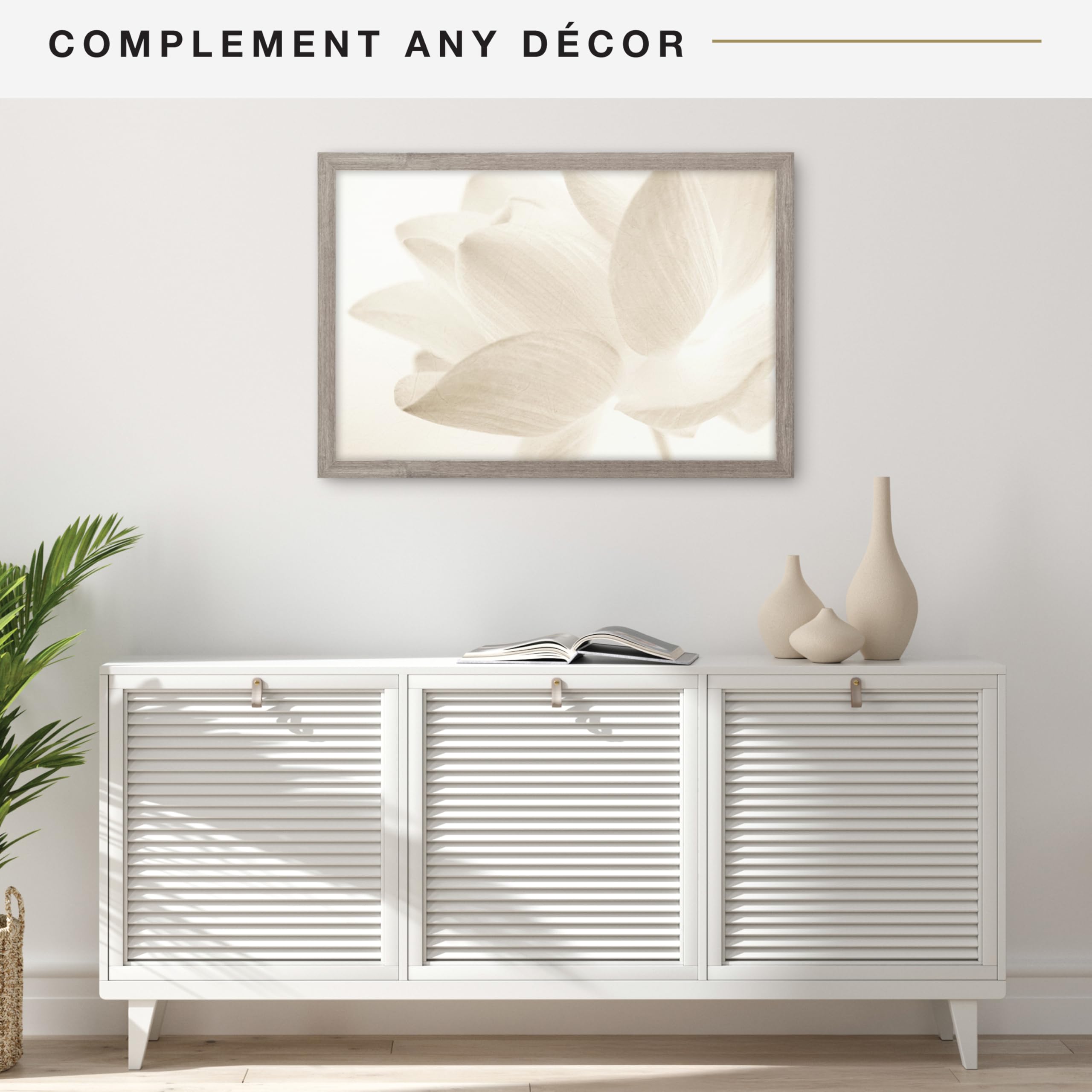 MCS barnwood frame plexi front reduces glare and prevents shattering