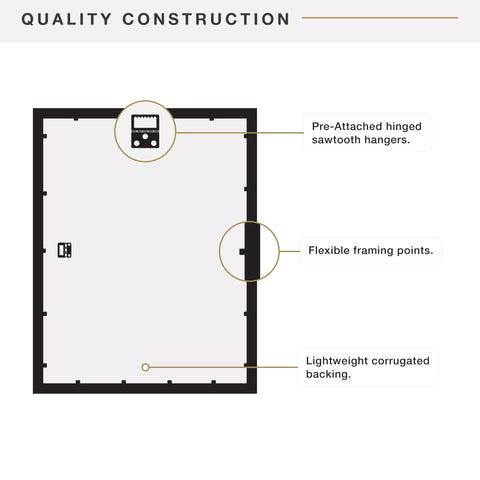 MCS brass frame corner join detail showing precise assembly and clean seams benefit