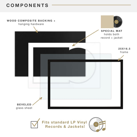 MCS corrugate album holder detail protecting vinyl and cover benefit