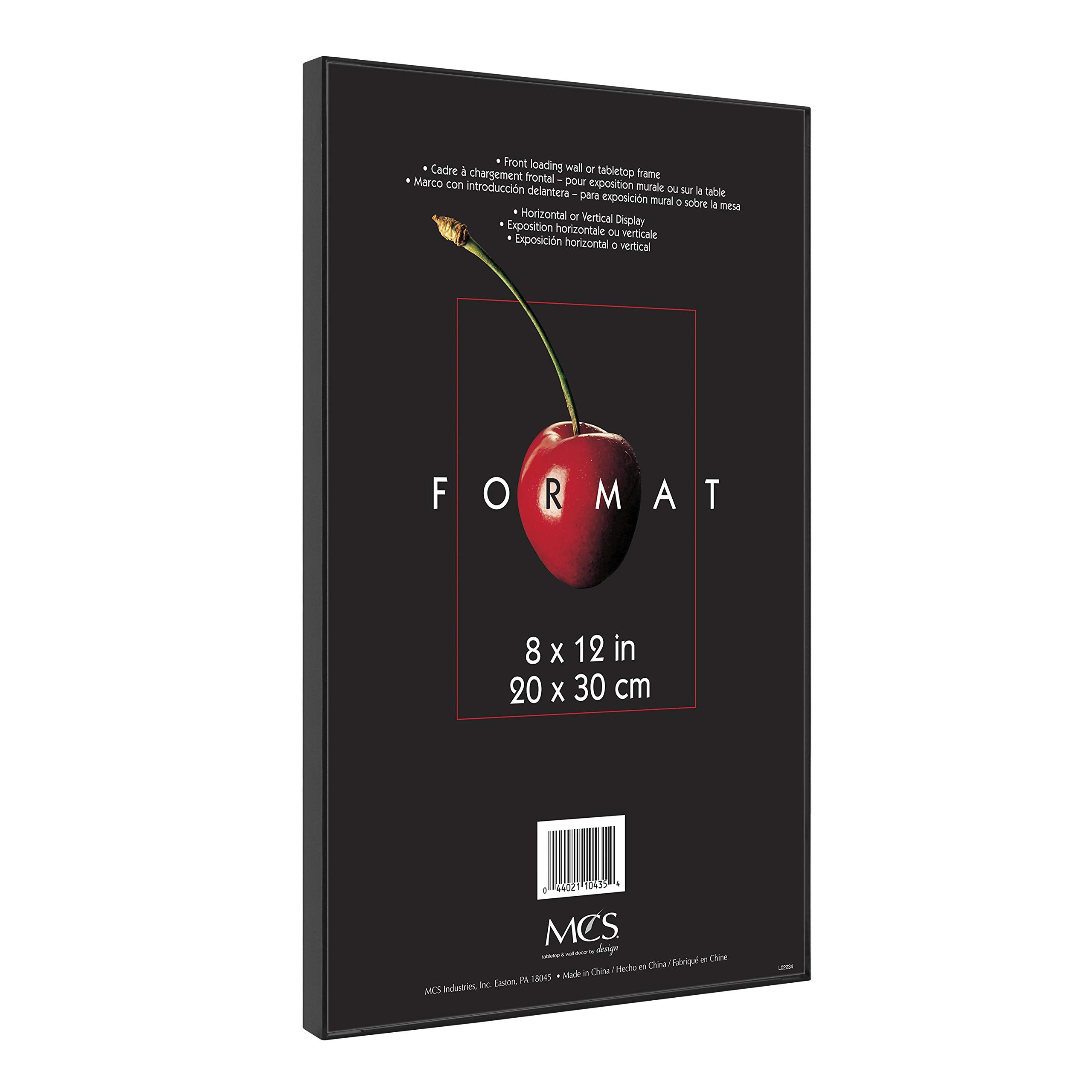 MCS format close-up of polished-edge glass for clear image protection