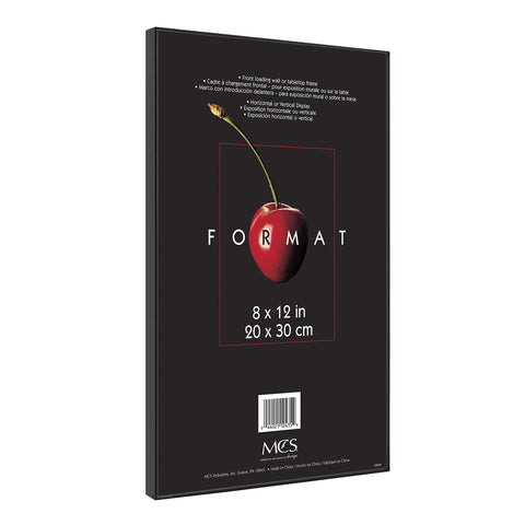MCS format close-up of polished-edge glass for clear image protection