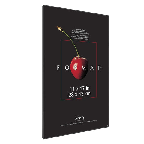 MCS format polished-edge glass closeup protecting print and offering unobstructed view