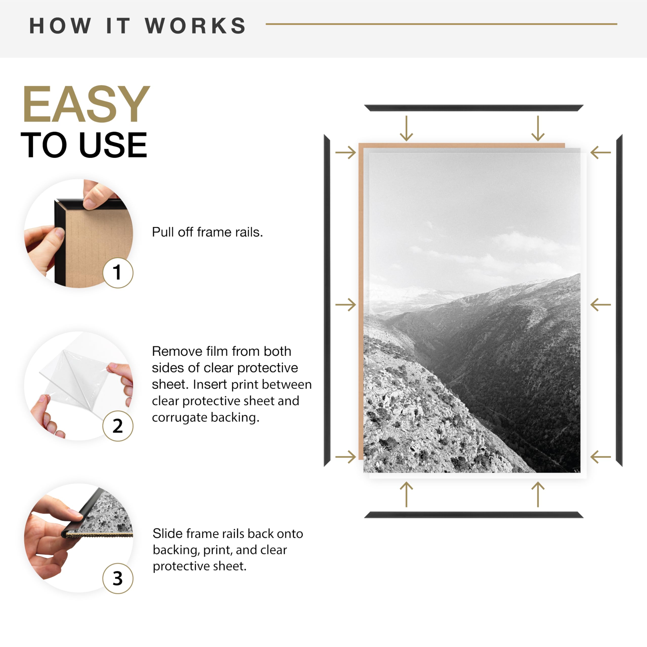MCS protective packaging showing boxed frames to prevent transit damage