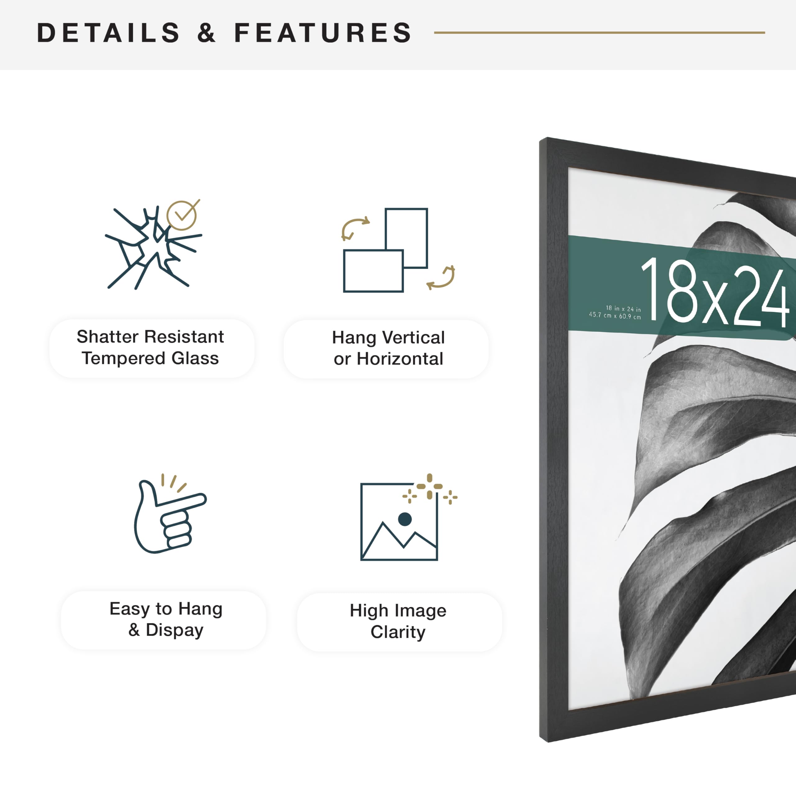 MCS frame beside a book to illustrate 18x24 scale and accurate sizing benefit