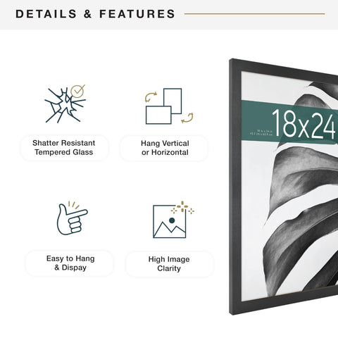MCS frame beside a book to illustrate 18x24 scale and accurate sizing benefit
