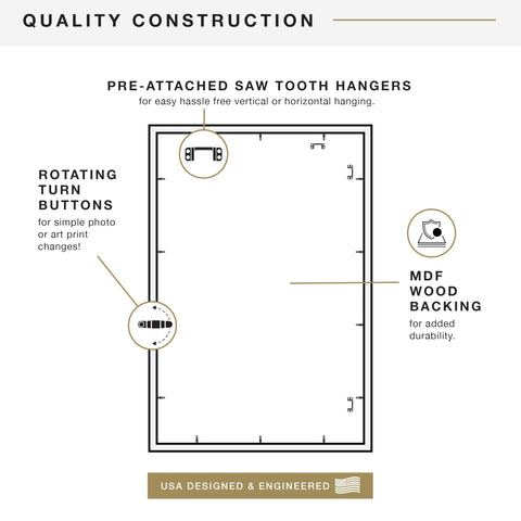 Two MCS frames arranged as a gallery wall showing matching pair impact and coordinated design