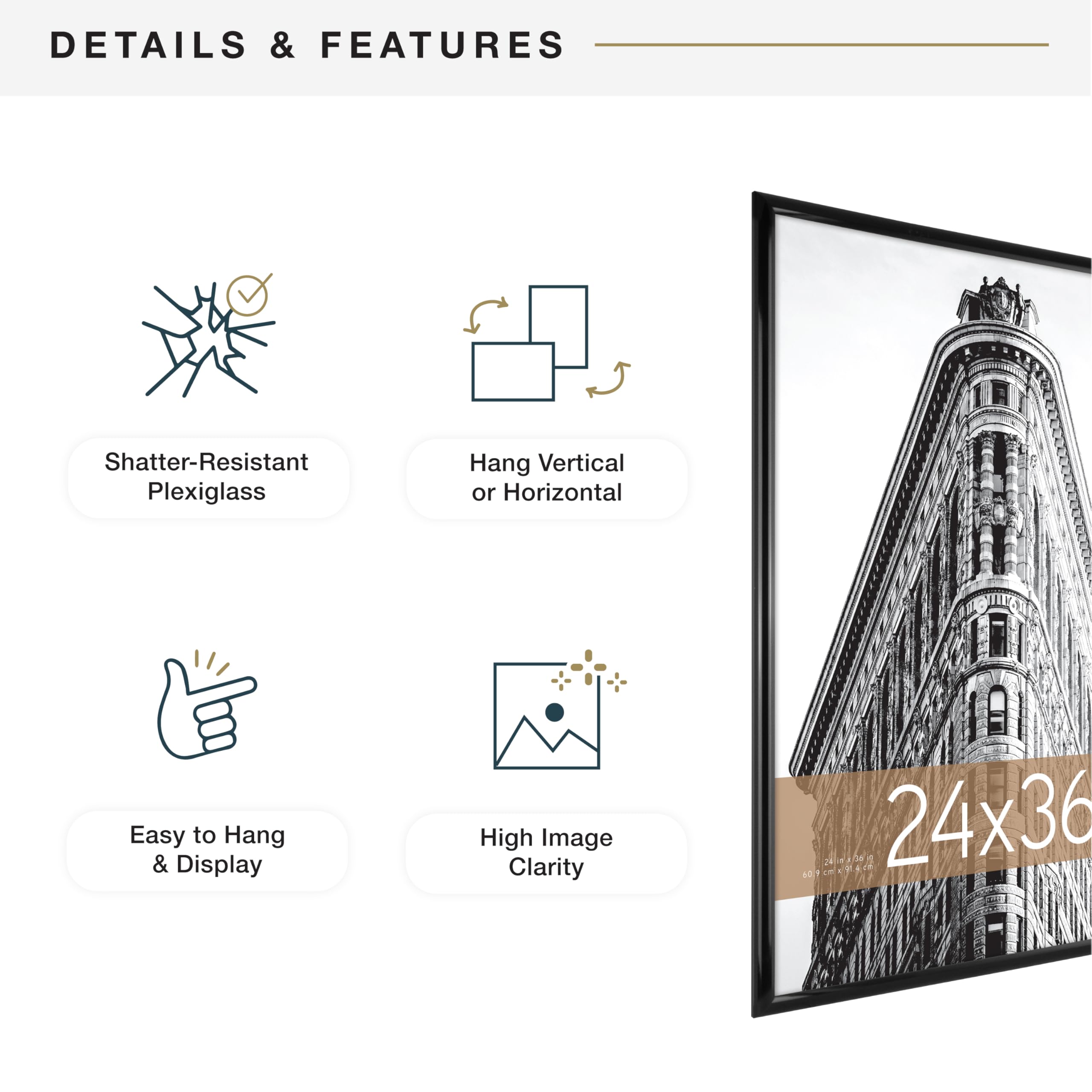 MCS Trendsetter with finished puzzle inside showing flat secure presentation benefit