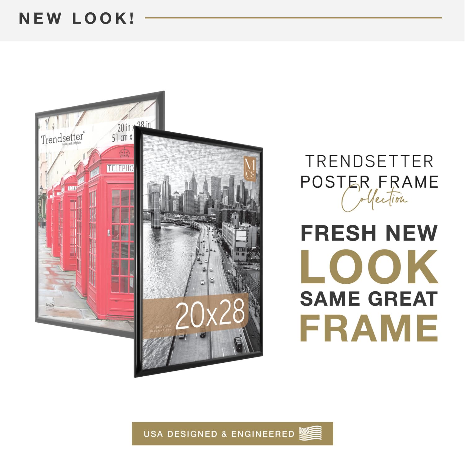 MCS Trendsetter side profile highlighting 1-inch frame strength and durability benefit
