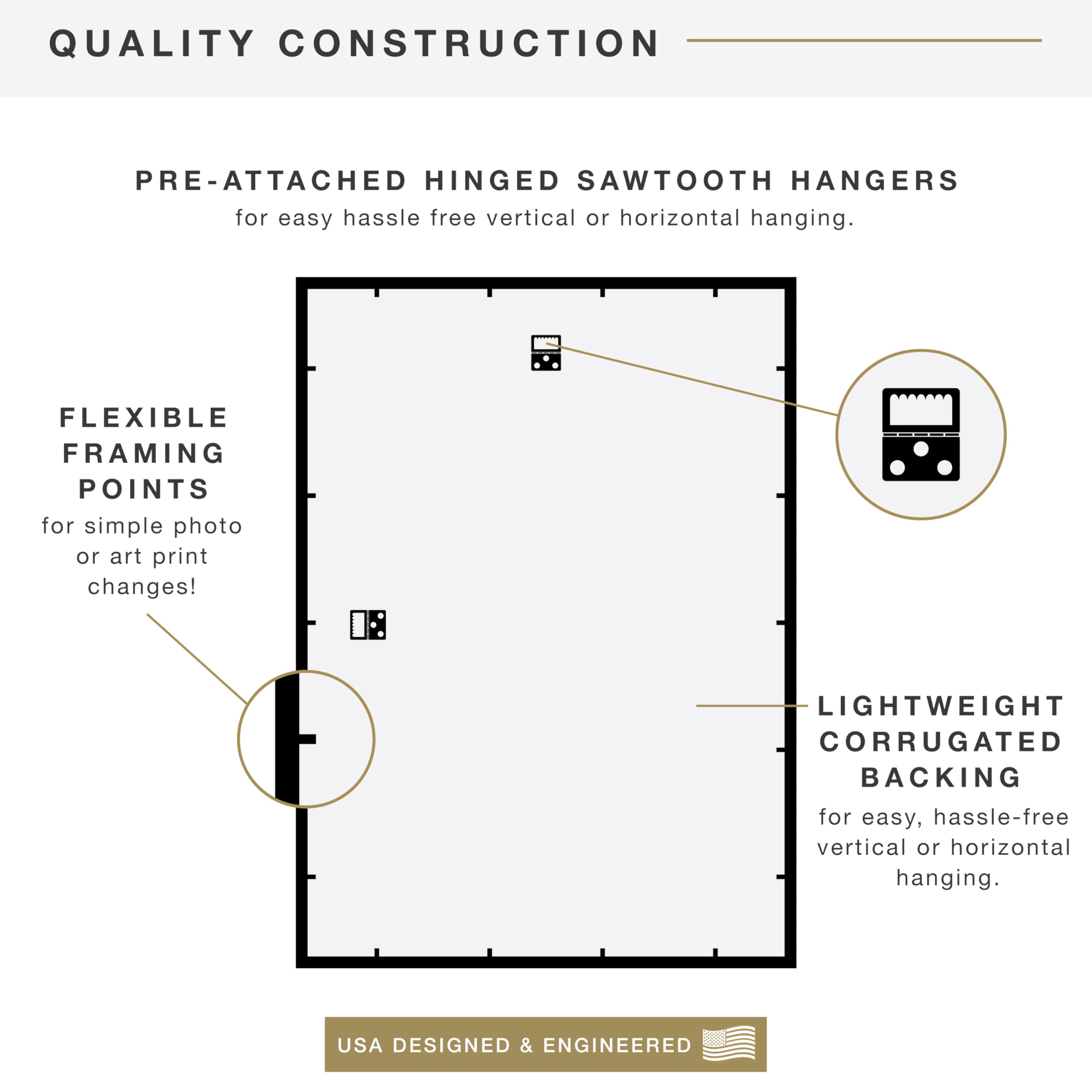 MCS Trendsetter next to ruler showing scale and outer dimensions benefit: accurate size fit