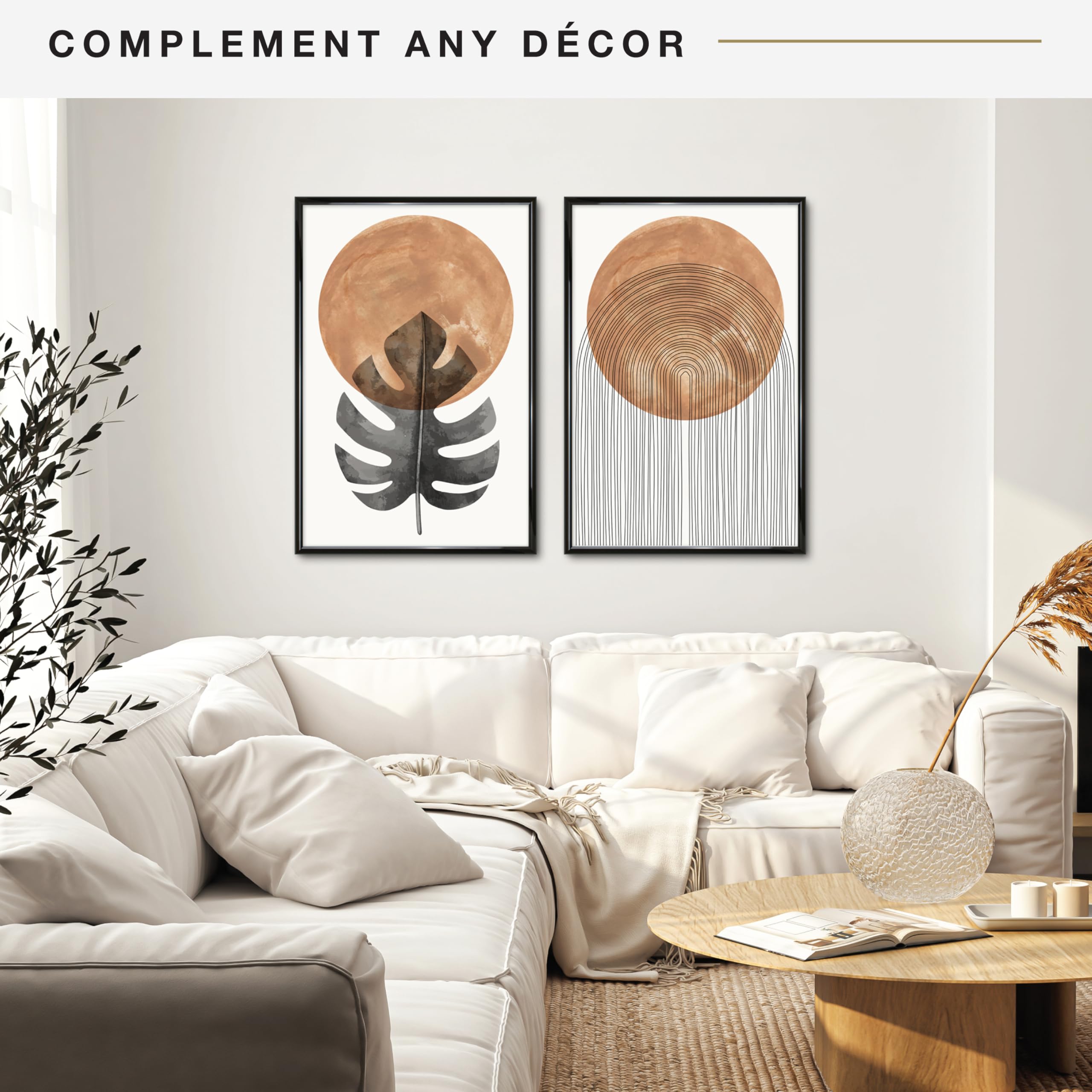 MCS Trendsetter styrene front visible and clear, protecting artwork without glass benefit