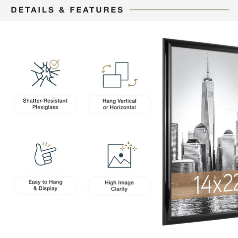 MCS Trendsetter framed finished puzzle showcasing protective fit and polished presentation