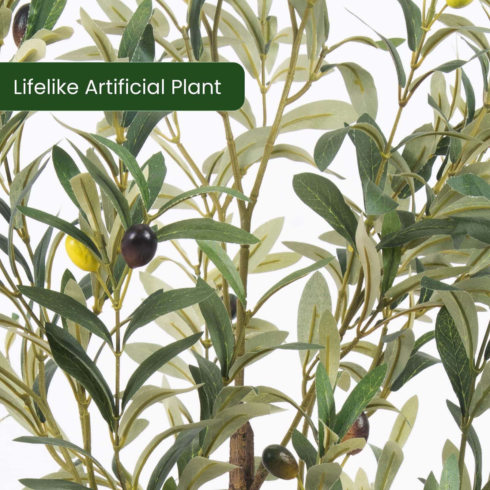 MCTYBB leaf detail highlighting realistic foliage and easy-clean, dust-resistant material