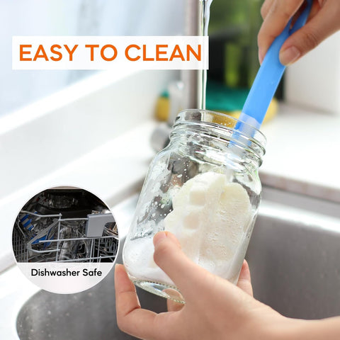 Mcupper jar held in hand to show scale and easy handling for portion control