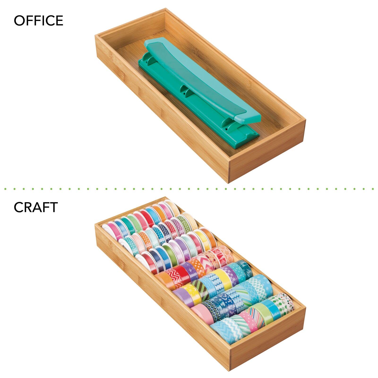 mDesign product label showing Echo Collection branding and product details