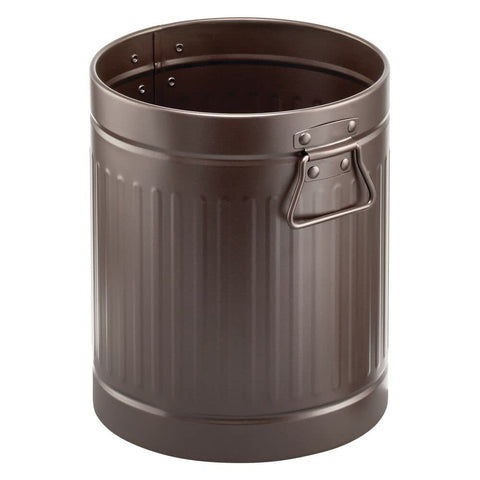mDesign bronze front view showing compact shape and stylish finish for tidy spaces