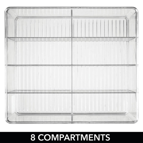 mDesign organizer inside a pantry shelf illustrating space-saving and visibility
