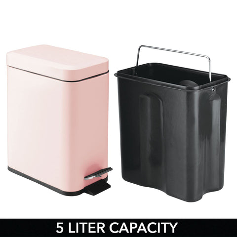 mDesign inner liner removed showing removable bucket and easy emptying