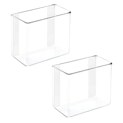 mDesign close-up of clear plastic texture highlighting durable finish