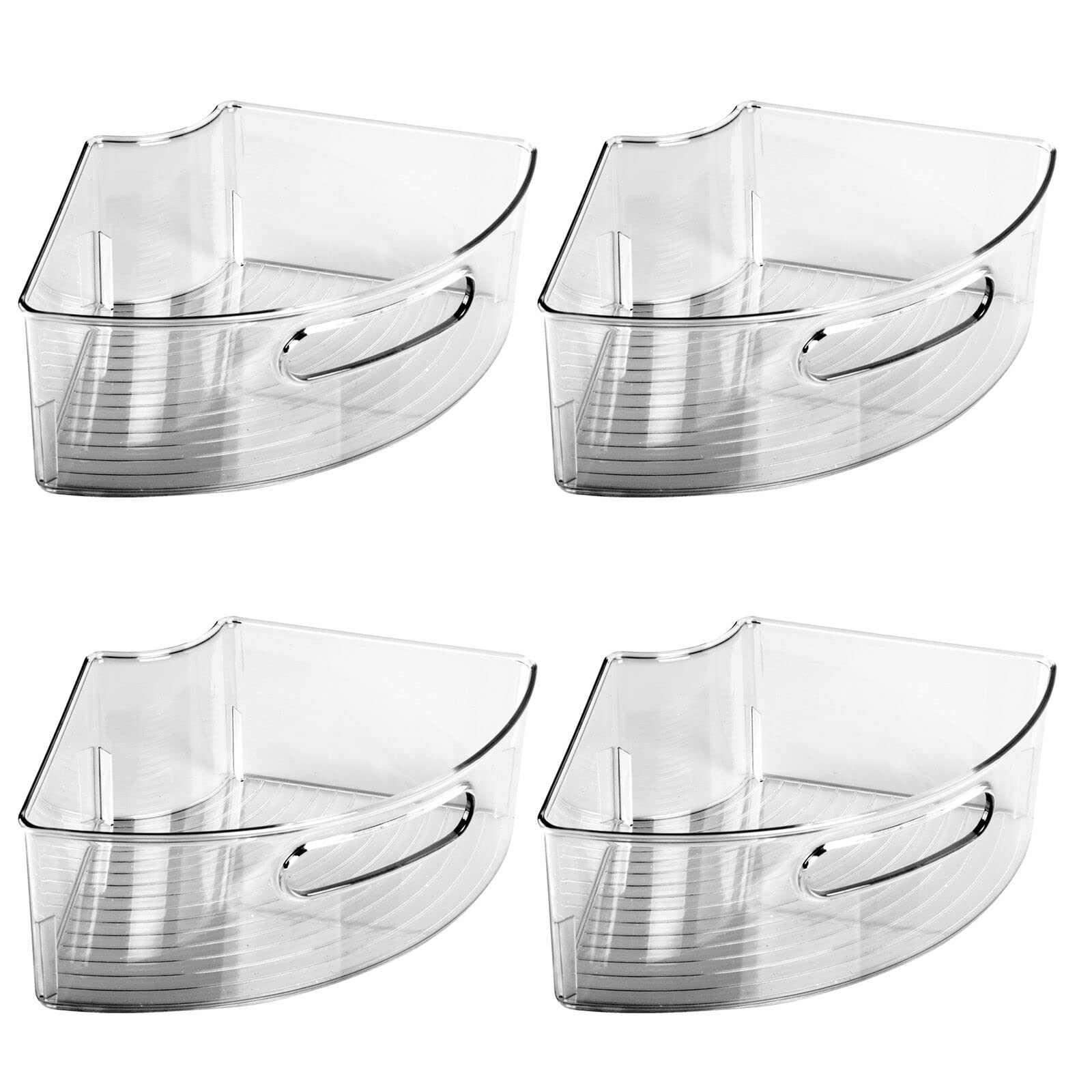mDesign smoke gray lifestyle on countertop organizing coffee station for tidy convenience