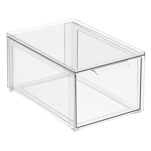mDesign bins with labeled contents illustrating tidy categorization benefit