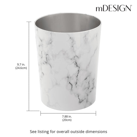 mDesign Mirri rim and interior detail showing stainless steel durability