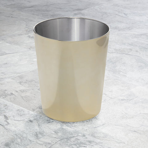 mDesign Mirri placed in bathroom showing tidy waste solution and aesthetic benefit