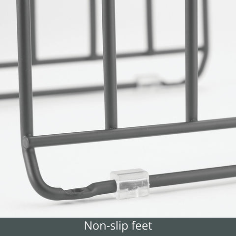 mDesign rack in kitchen lifestyle scene simplifying daily cooking access