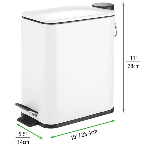 mDesign removable liner out for fast emptying and easy cleaning