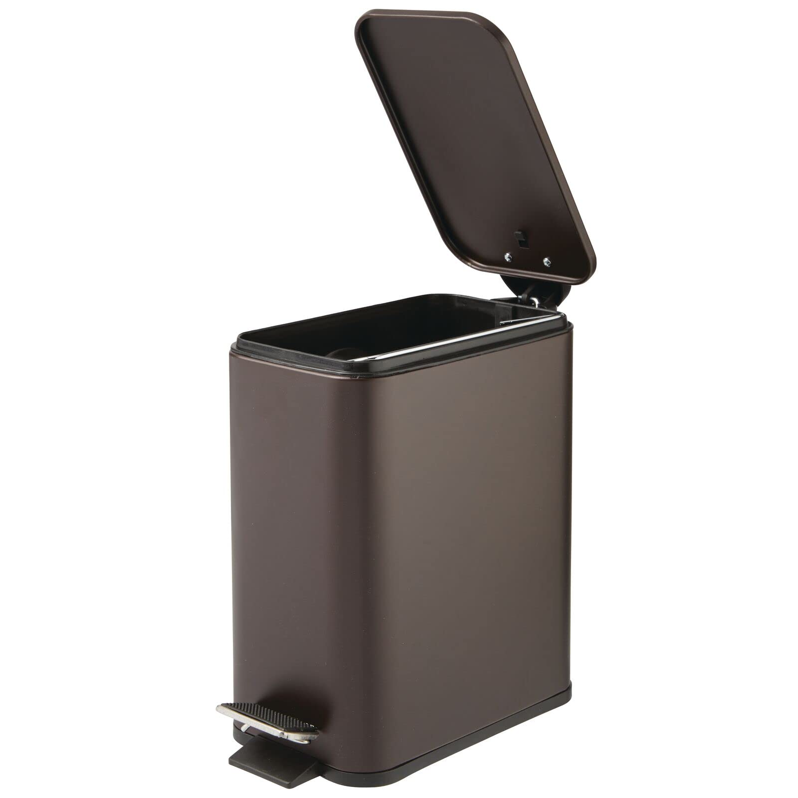 mDesign bin beside a hand showing scale for accurate size expectation