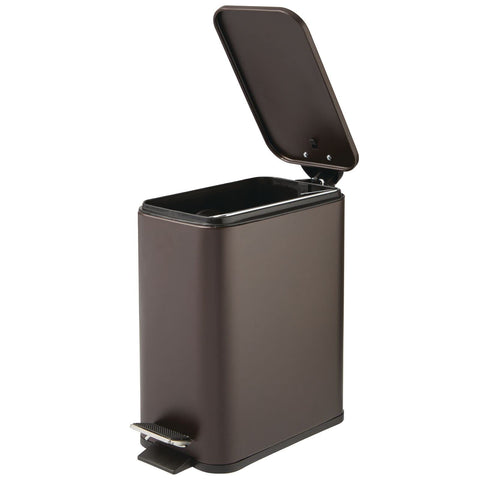 mDesign bin beside a hand showing scale for accurate size expectation