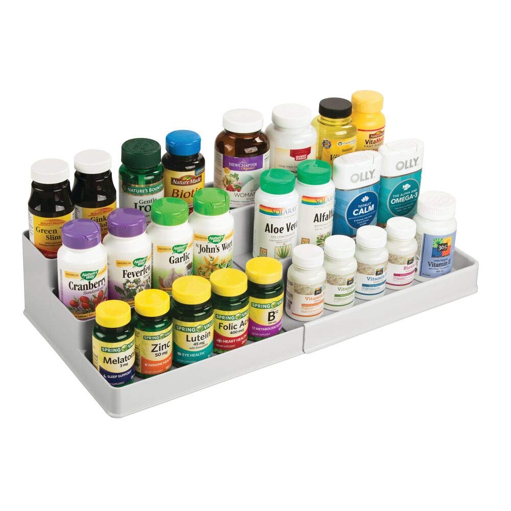 mDesign front view showing three-tier organization and easy access
