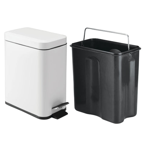 mDesign side profile highlighting compact rectangular shape that fits narrow spaces