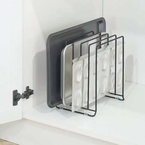 mDesign side profile highlighting separated compartments for easy access benefit