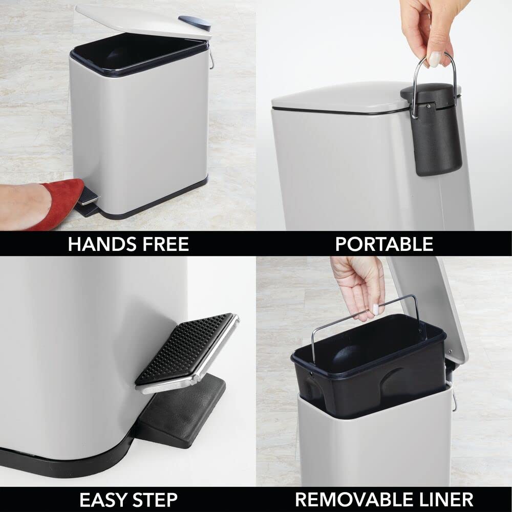 mDesign size comparison with hand illustrating narrow footprint for tight spaces