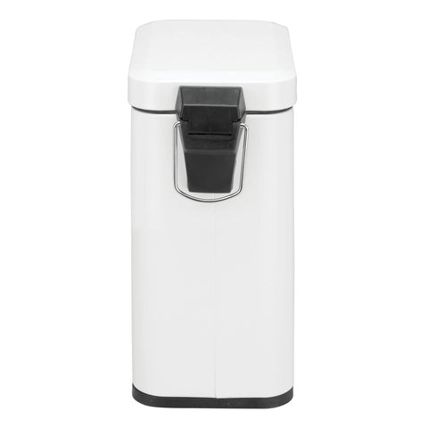 mDesign size comparison with hand illustrating small 5 liter capacity for tight spots