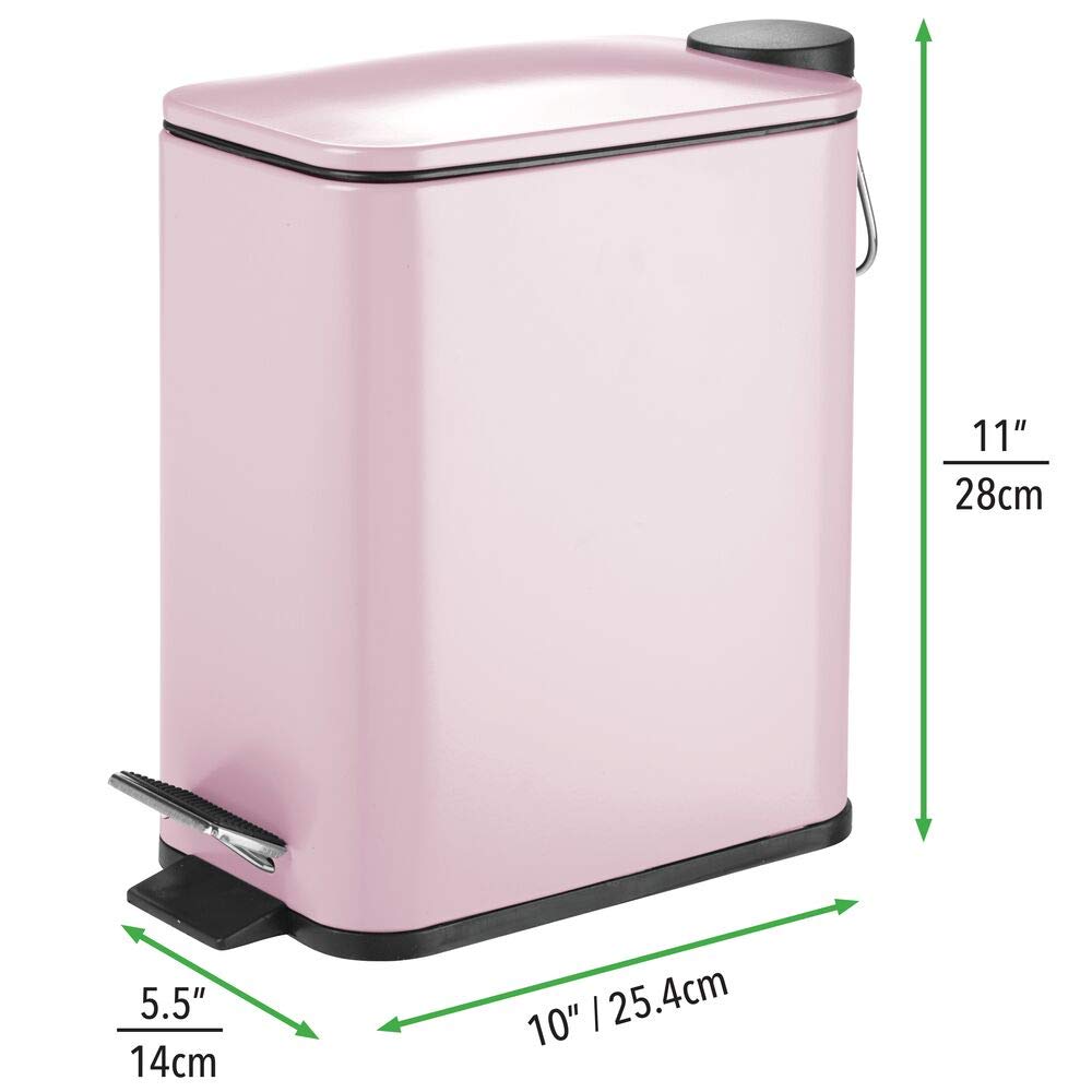 mDesign slim blush placed inside cabinet to demonstrate compact fit