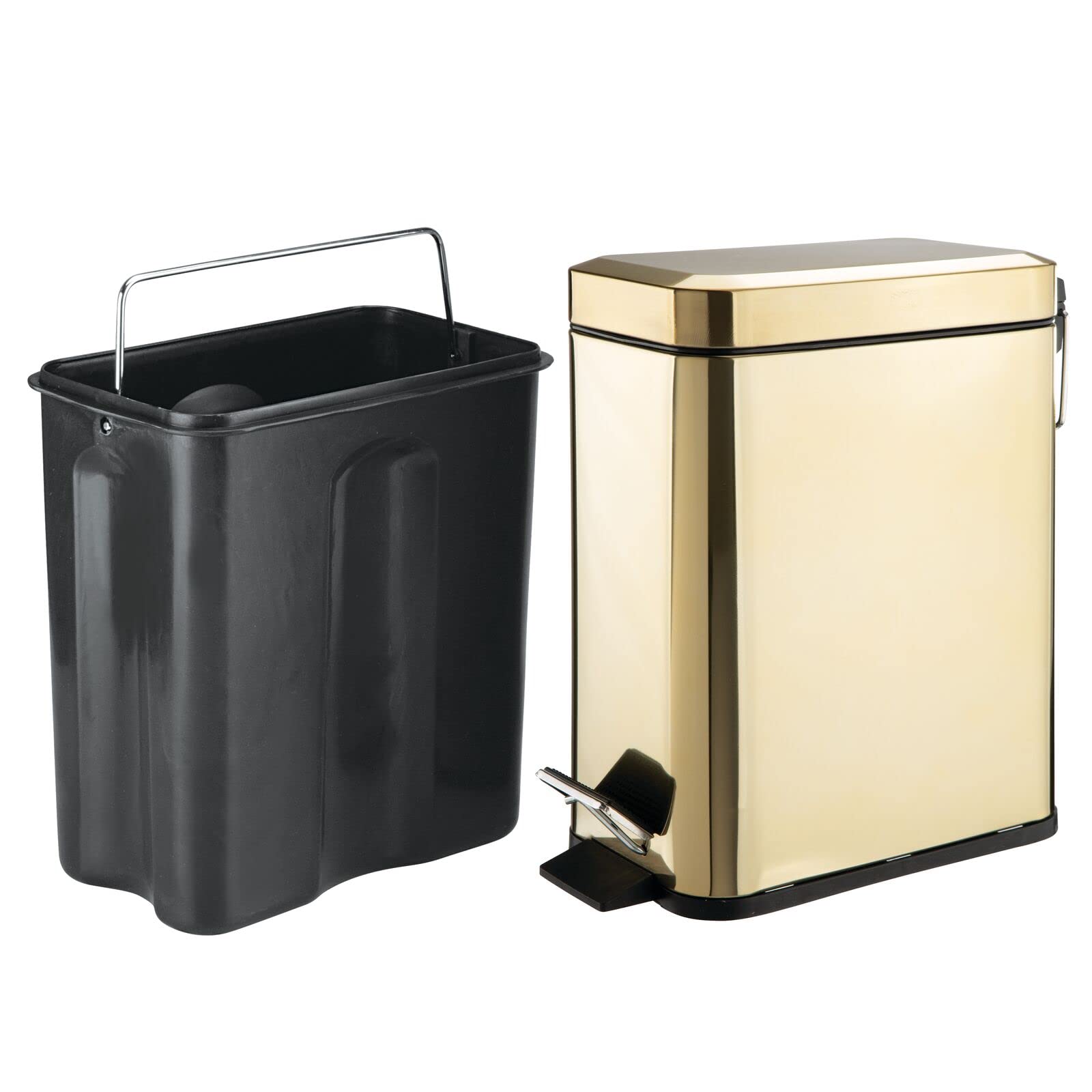 mDesign styled in a bathroom showing discreet waste containment and decor match