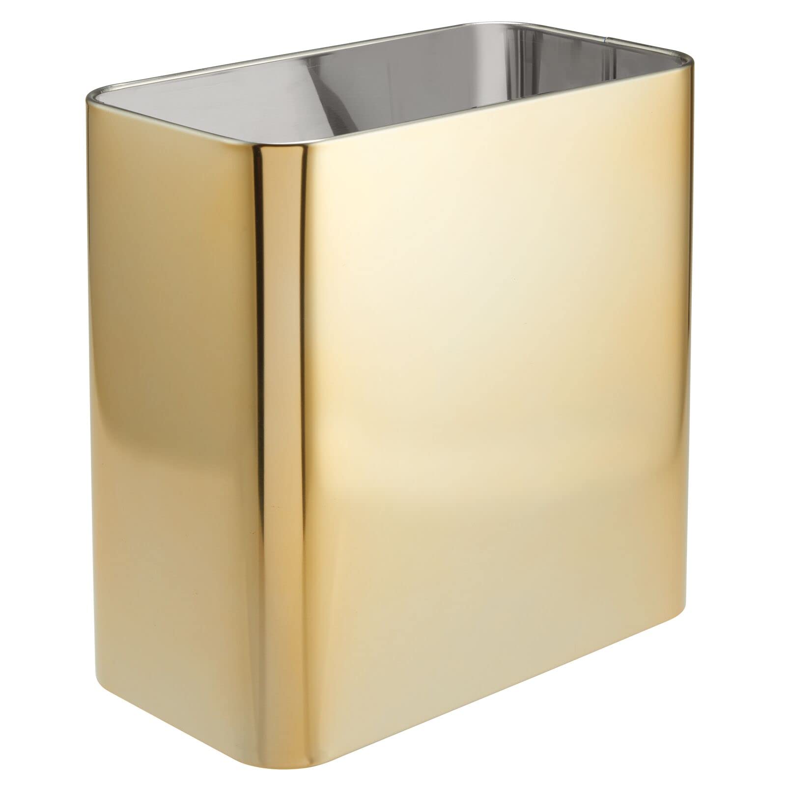 mDesign soft-brass interior detail showing smooth walls for easy cleaning