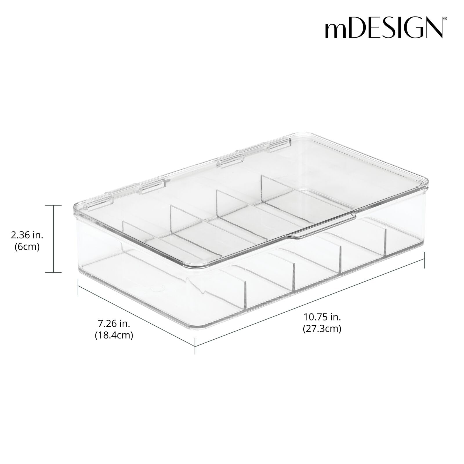 mDesign two-pack stackable display saving shelf space benefit