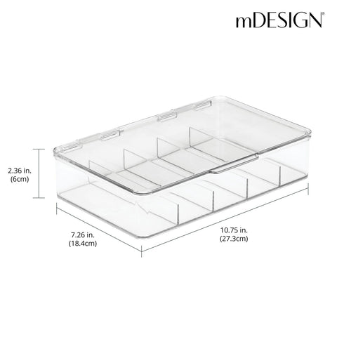 mDesign two-pack stackable display saving shelf space benefit