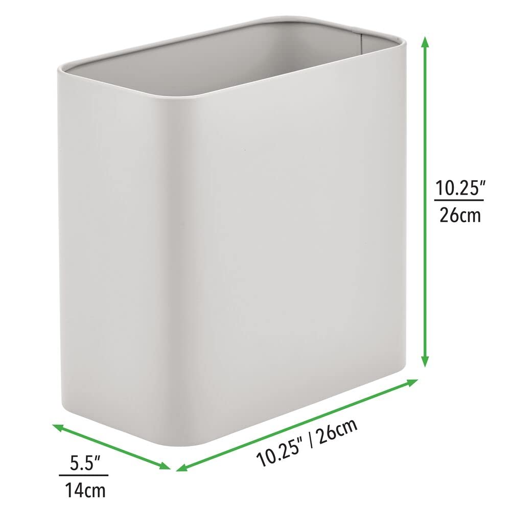 mDesign removable inner bucket shown pulled out for easy emptying and liners