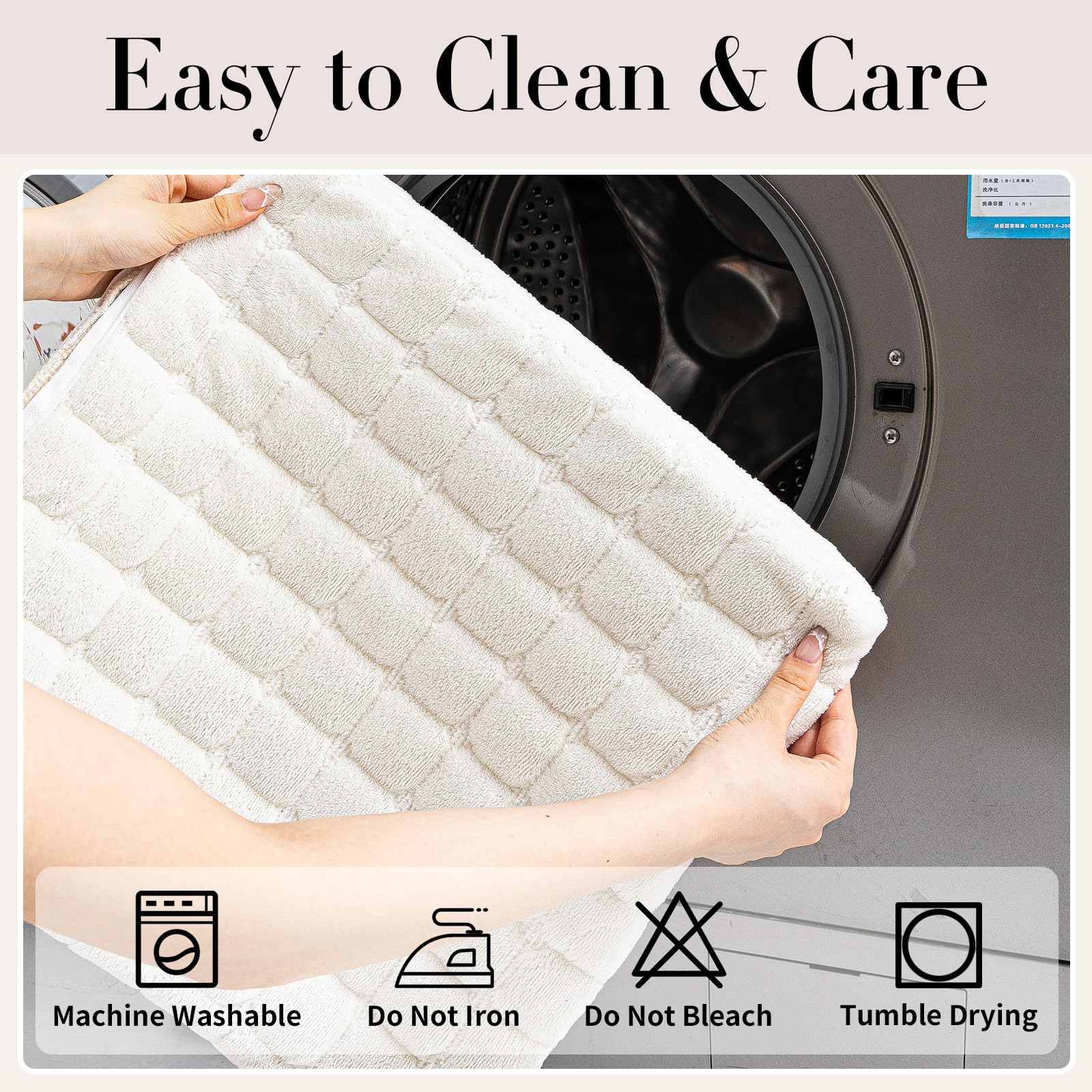 MDSASFD folded cover ready for washing and storage demonstrating compressible convenience