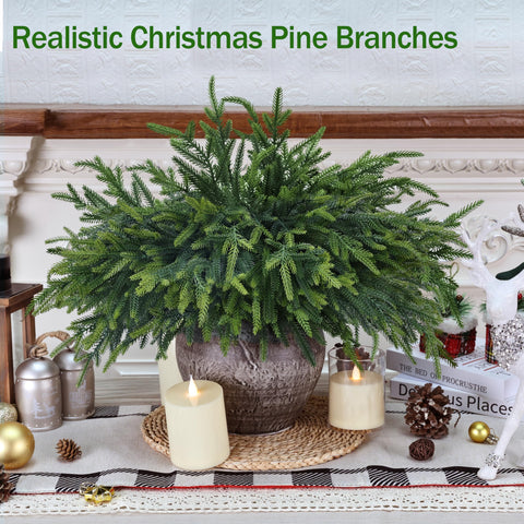MDSTBN close-up of pine needle texture highlighting realistic look and soft touch