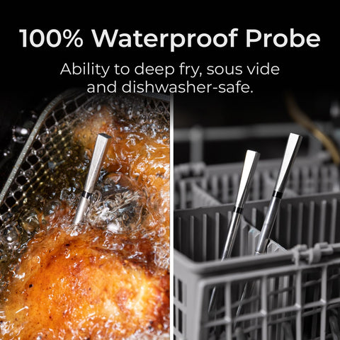 MEATER Pro app on smartphone showing guided cook and alert benefits in real time