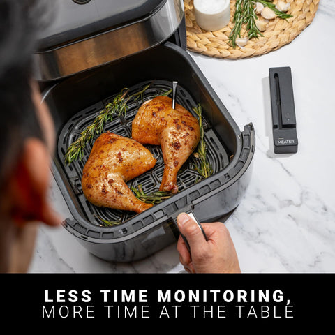 MEATER SE app live readout on phone, MEATER delivers real-time cook updates