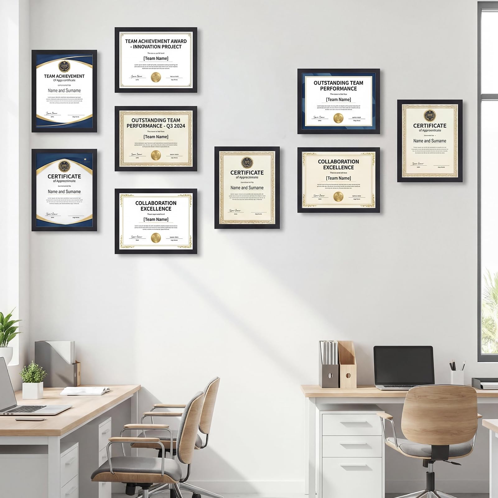 MEBRUDY reinforced packaging and included hardware protecting frames during shipping