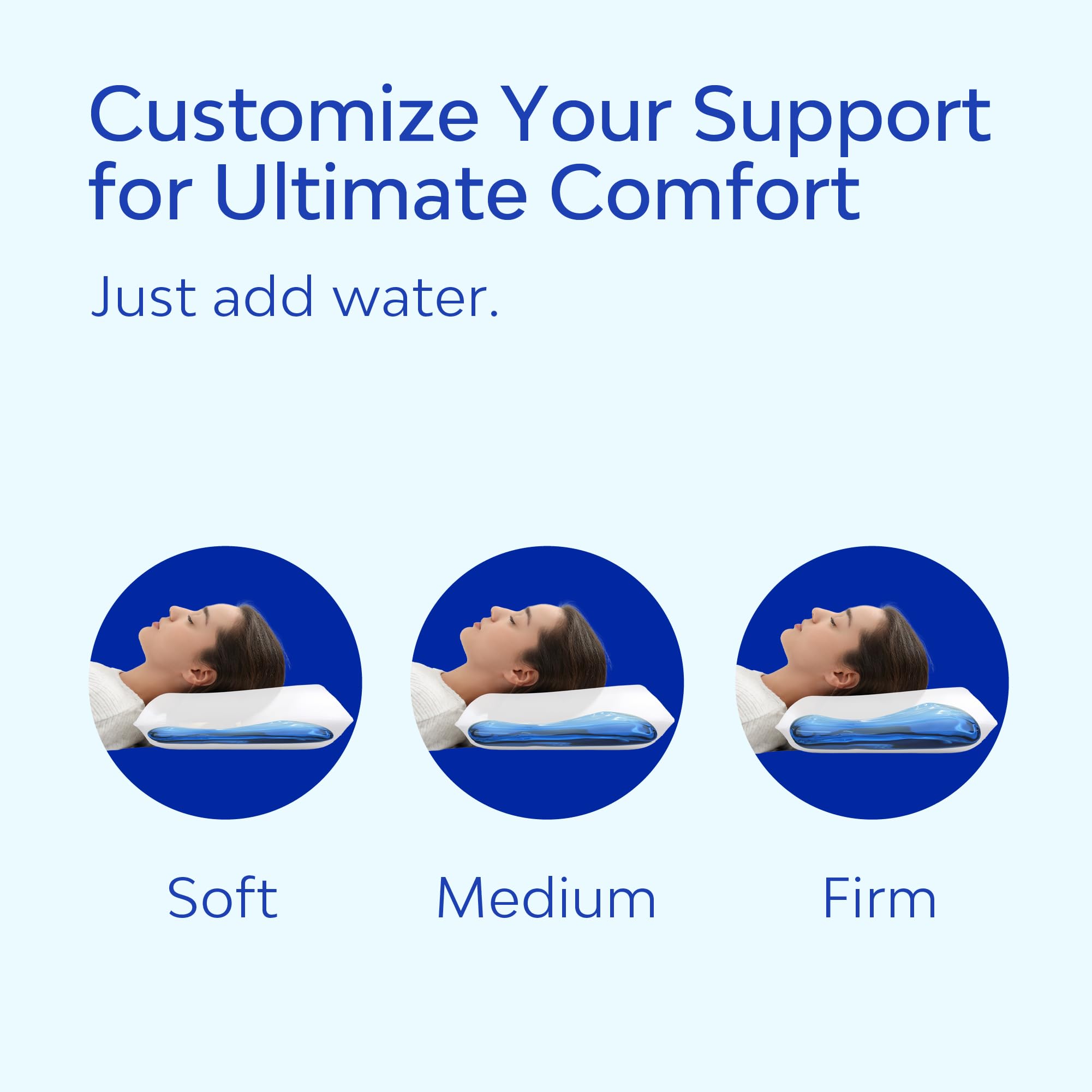 mediflow pillow on bed illustrating adaptive support and sleep posture