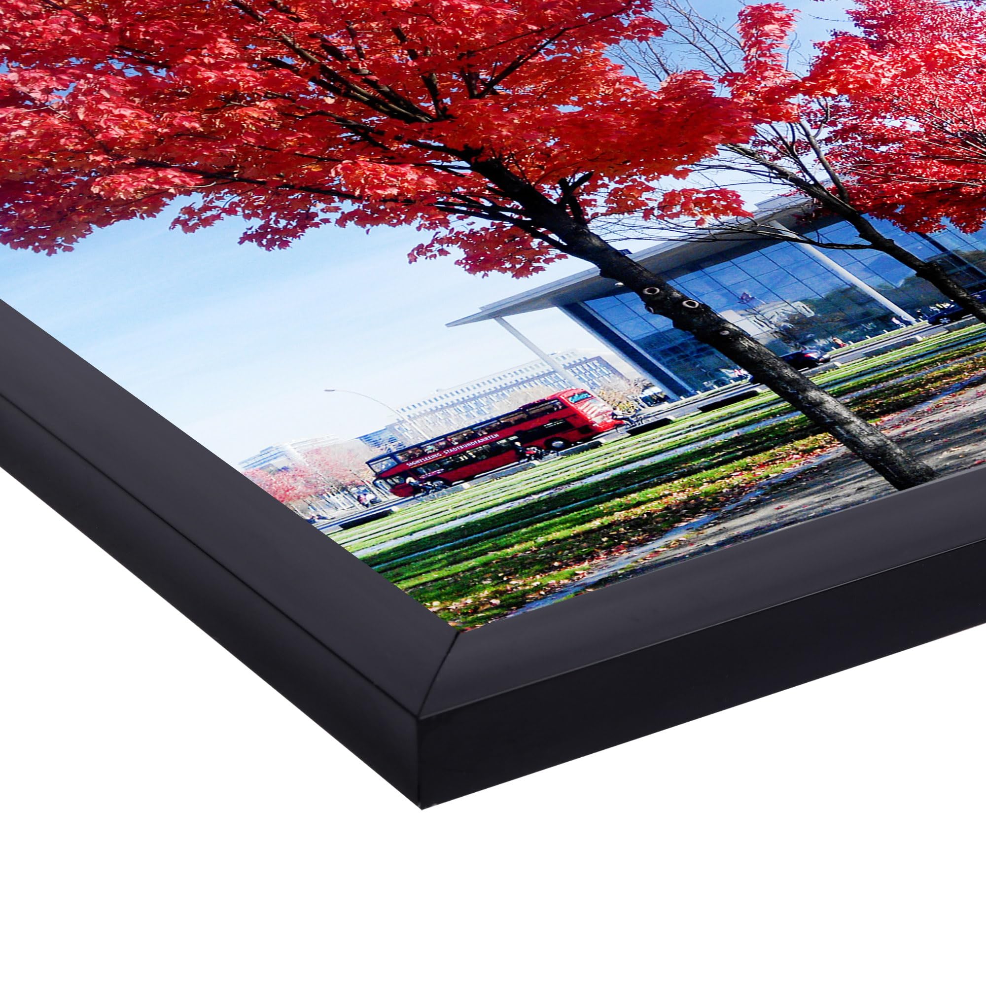 Medog frame on retail wall lifestyle showing promotional signage presentation benefit